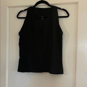 Vintage Sheer Black Vest